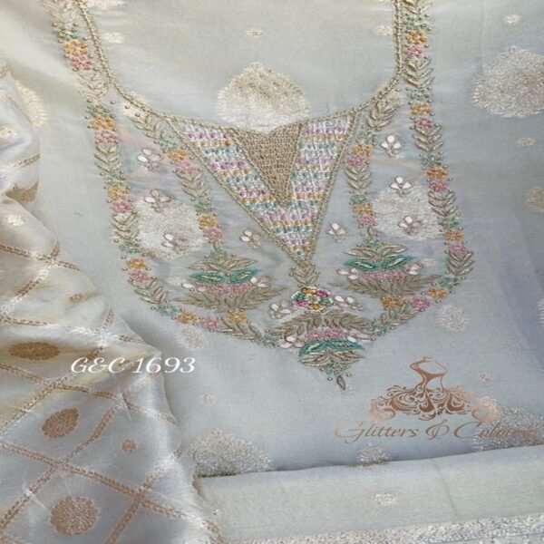 Embroidered Zardozi & Beads Work